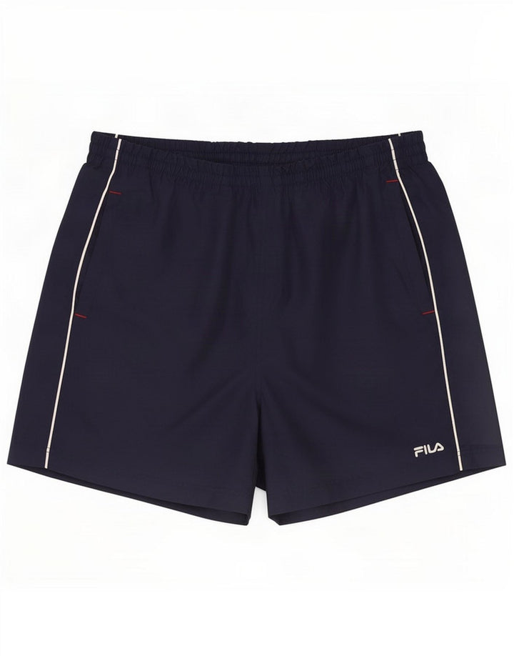 Fila Mens Sport Shorts Large Navy Blue Polyester