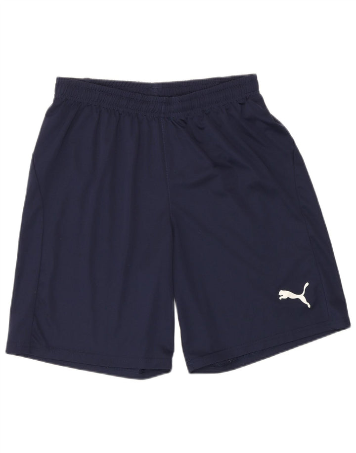 Puma Mens Sport Shorts Medium Navy Blue Polyester