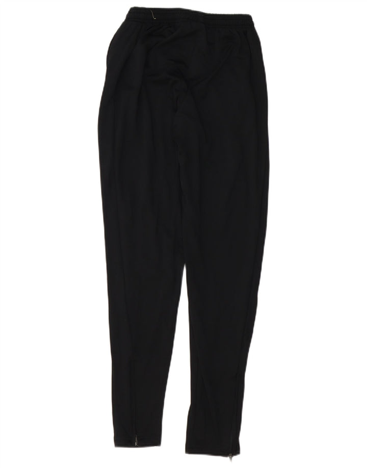 Nike Womens Dri Fit Tracksuit Trousers UK 10 Small  Black Polyester