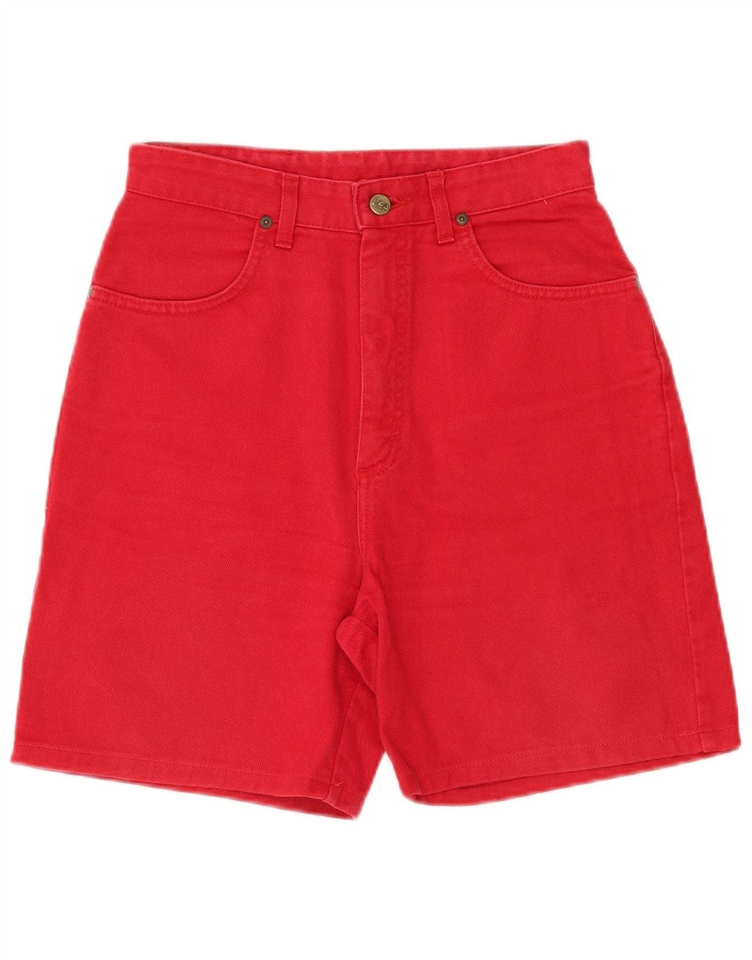 LEE Mens Carmel Denim Shorts W30 Medium Red Cotton