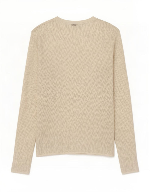 Guess Womens Crop Top Long Sleeve UK 6 XS White