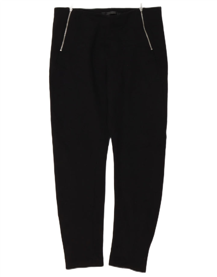ZARA Womens Trafaluc Leggings UK 14 Large  Black