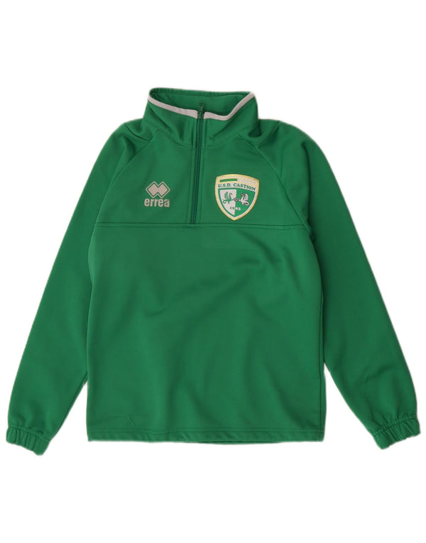 Errea Boys U.S.D. Castion Graphic Sweatshirt Jumper 11-12 Years 2XS Green
