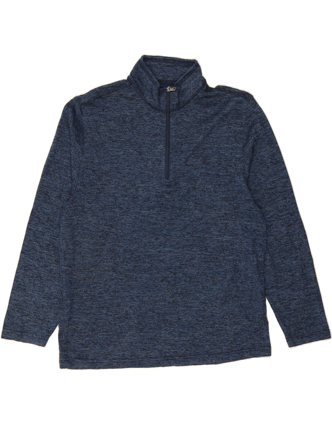 IZOD Mens Zip Neck Pullover Tracksuit Top Medium Navy Blue Flecked Vintage Izod and Second-Hand Izod from Messina Hembry 