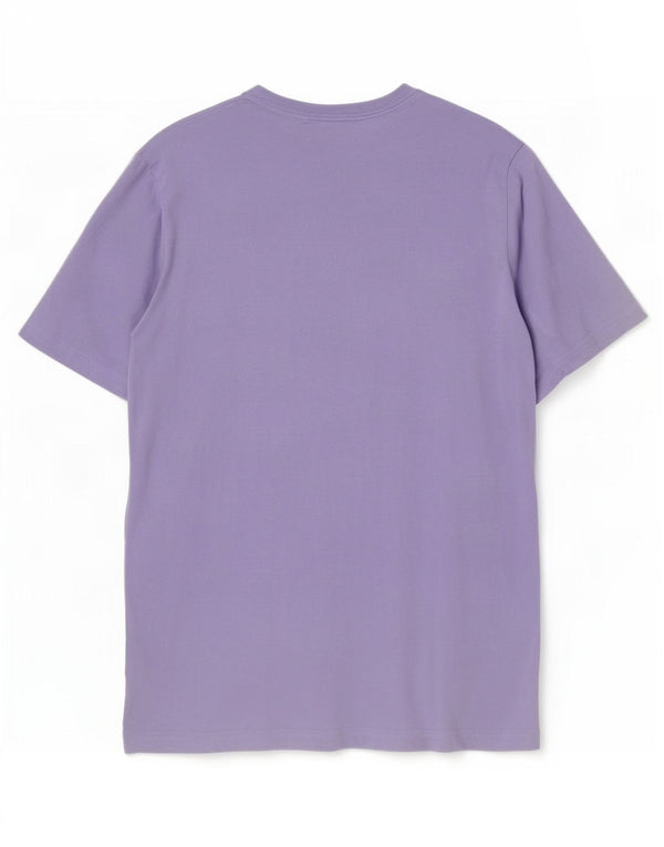 Adidas Mens Graphic T-Shirt Top Small Purple Cotton