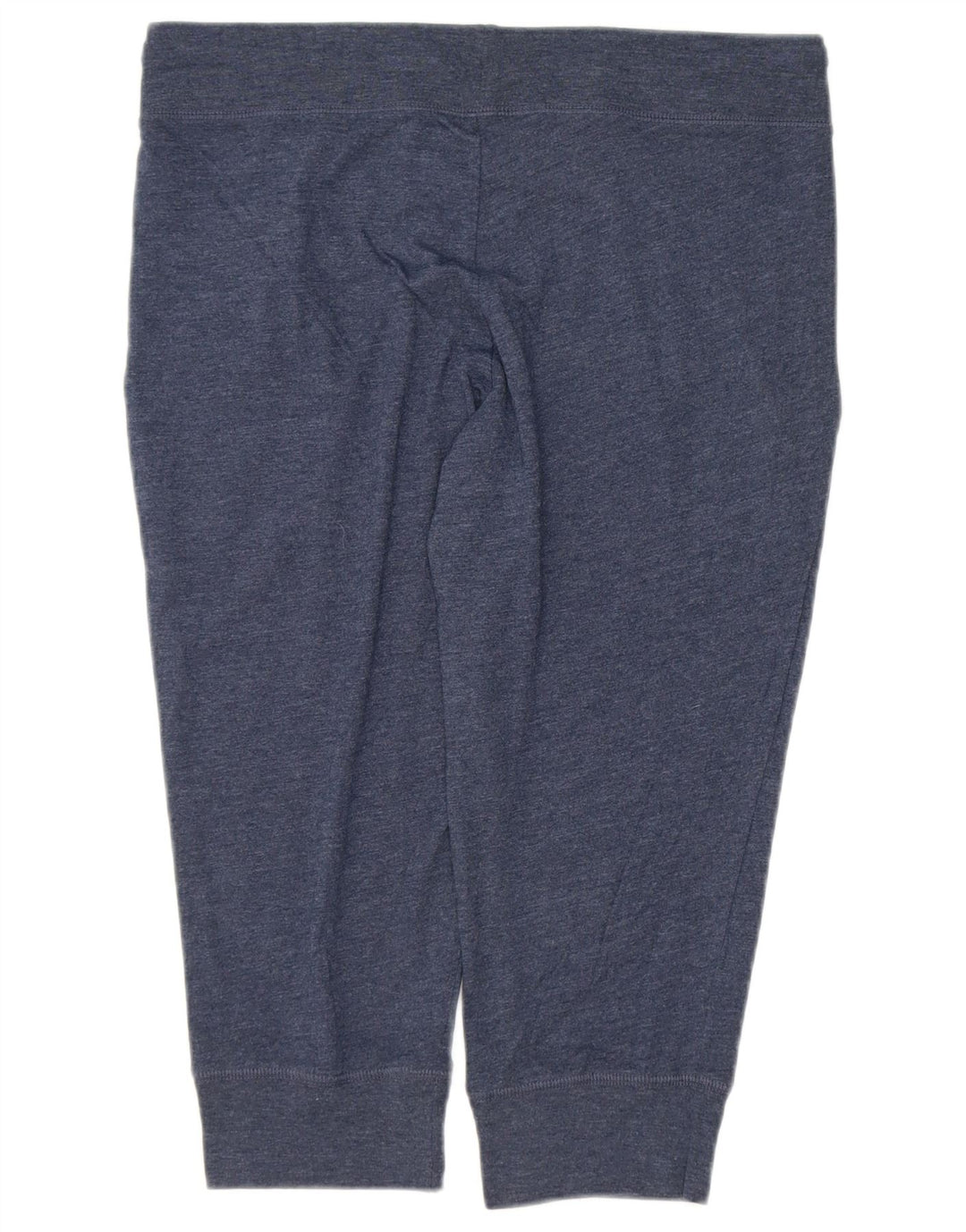 REEBOK Womens Capri Tracksuit Trousers Joggers UK 12 Medium Navy Blue