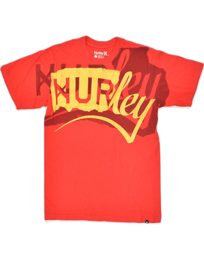 HURLEY Mens Classic Fit Graphic T-Shirt Top Small Red Cotton | Vintage Hurley | Thrift | Second-Hand Hurley | Used Clothing | Messina Hembry 