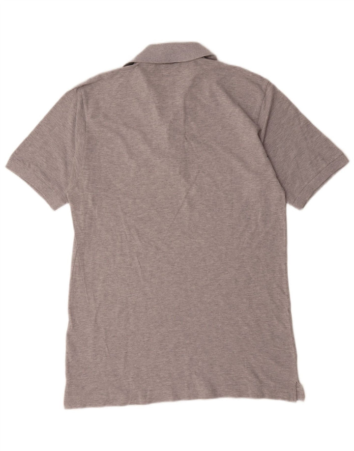Sergio Tacchini Mens Polo Shirt IT 48 Medium Grey Flecked Cotton