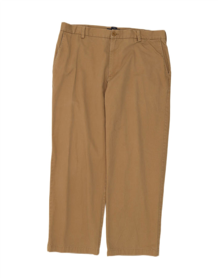 IZOD Mens Straight Chino Trousers W38 L30 Beige Cotton Vintage Izod and Second-Hand Izod from Messina Hembry 