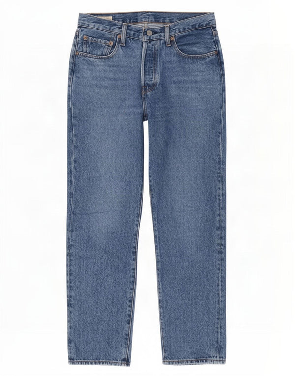 Levi's Mens 501 High Rise Straight Jeans W27 L28 Blue Cotton