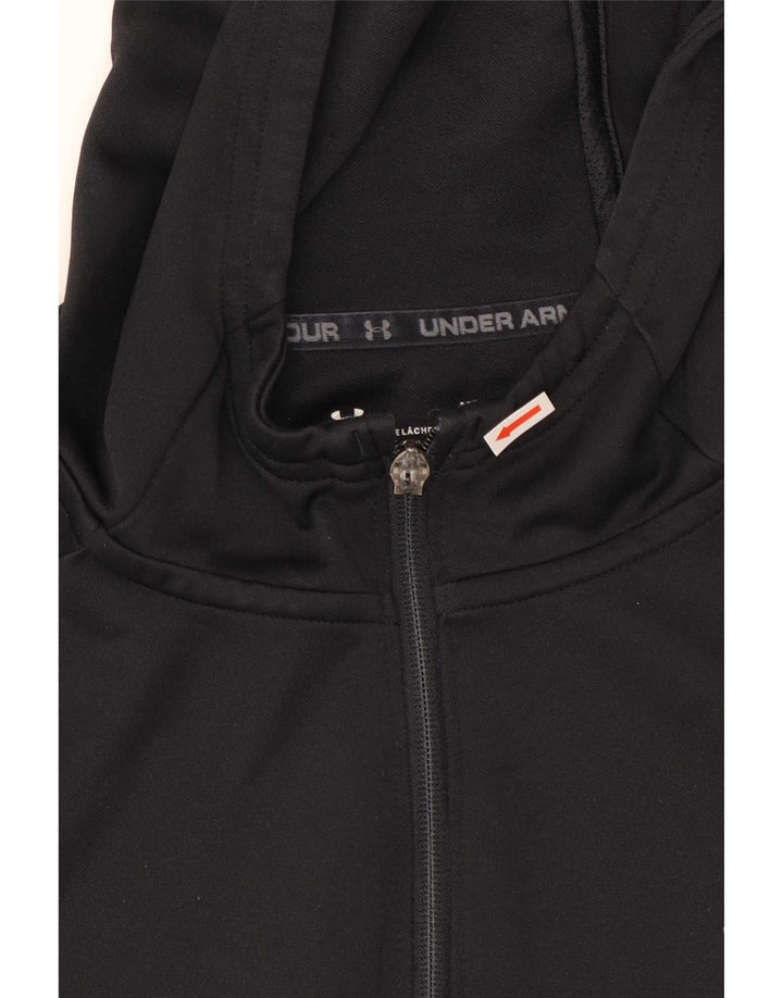 Under Armour Mens Zip Hoodie Sweater Medium Black