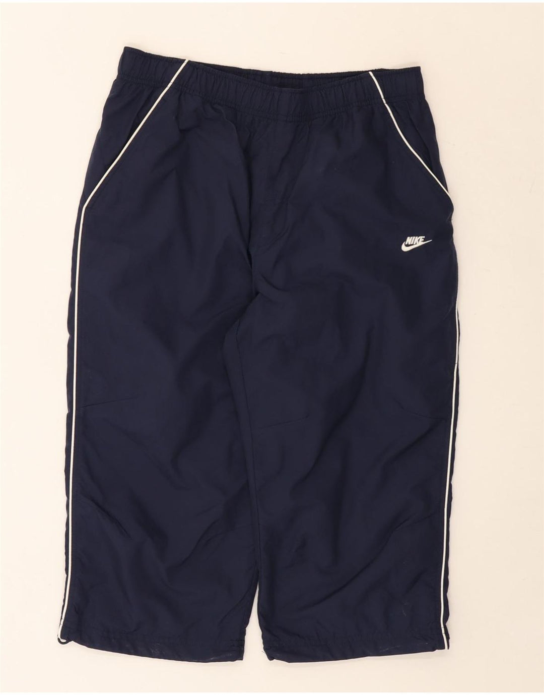 Nike Mens Bermuda Sport Shorts Medium Navy Blue Nylon