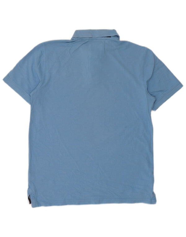 Crew Clothing Mens Polo Shirt Small Blue Cotton