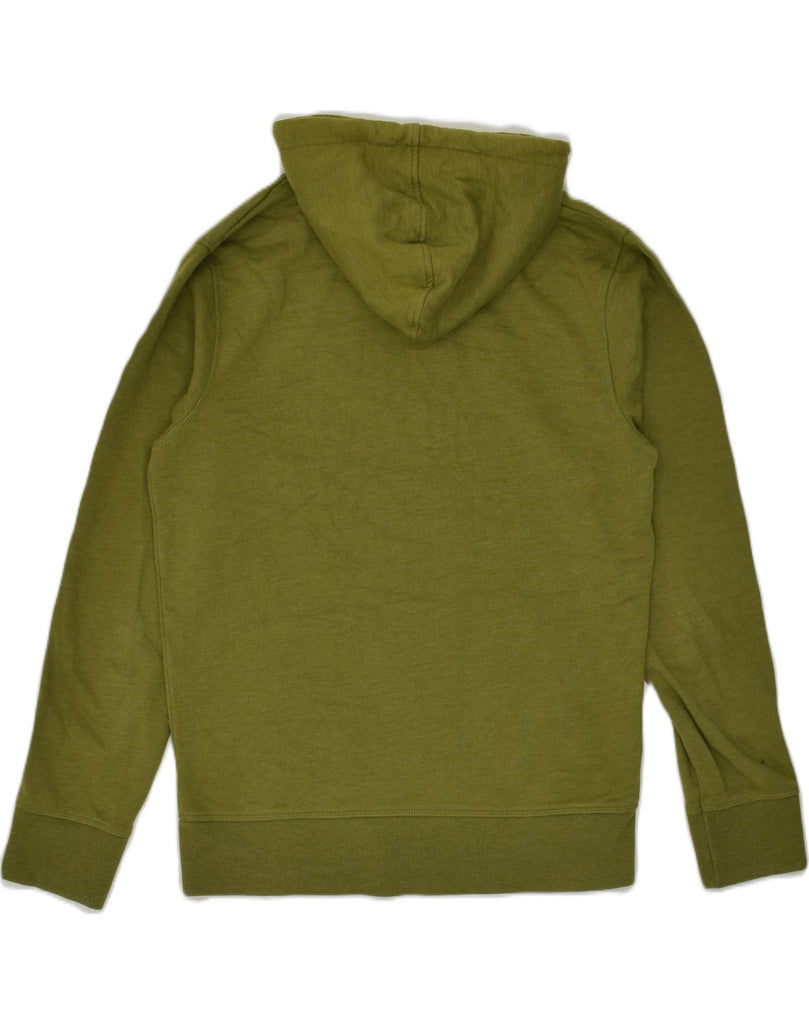 JACK & JONES Mens Graphic Hoodie Jumper Medium Green Cotton | Vintage Jack & Jones | Thrift | Second-Hand Jack & Jones | Used Clothing | Messina Hembry 