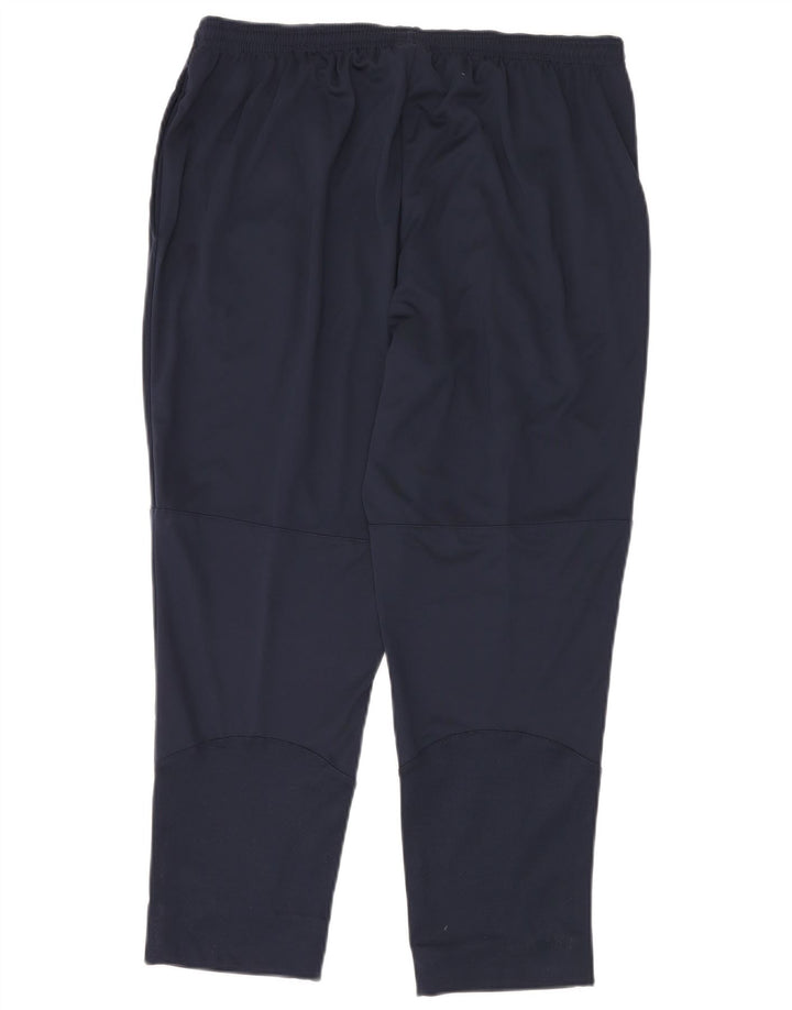 NIKE Womens Dri Fit Tracksuit Trousers UK 18 XL  Navy Blue