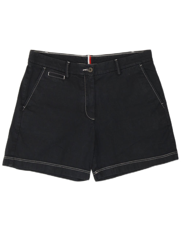 Tommy Hilfiger Womens Chino Shorts UK 14 Large W34 Navy Blue Cotton