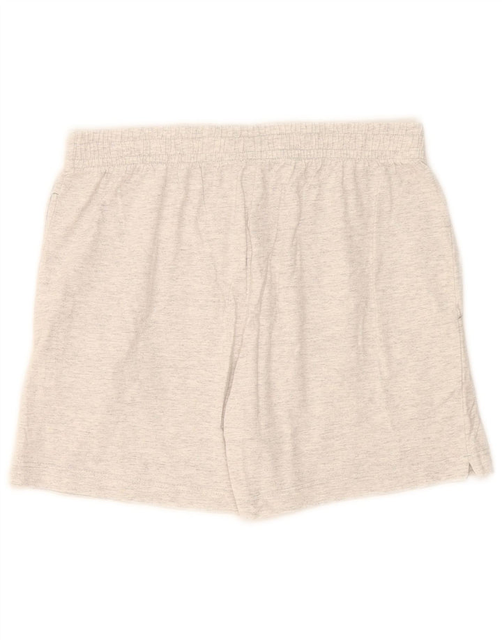Champion Womens Sport Shorts UK 14 Large Grey Flecked