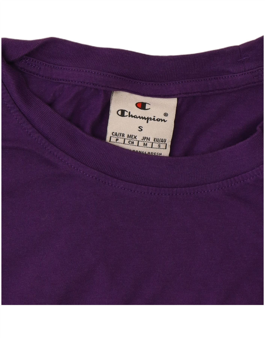 CHAMPION Mens Graphic T-Shirt Top Small Purple