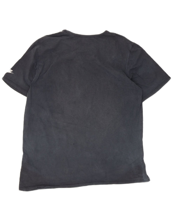 Nike Mens Athletic Cut Graphic T-Shirt Top XL Navy Blue Cotton