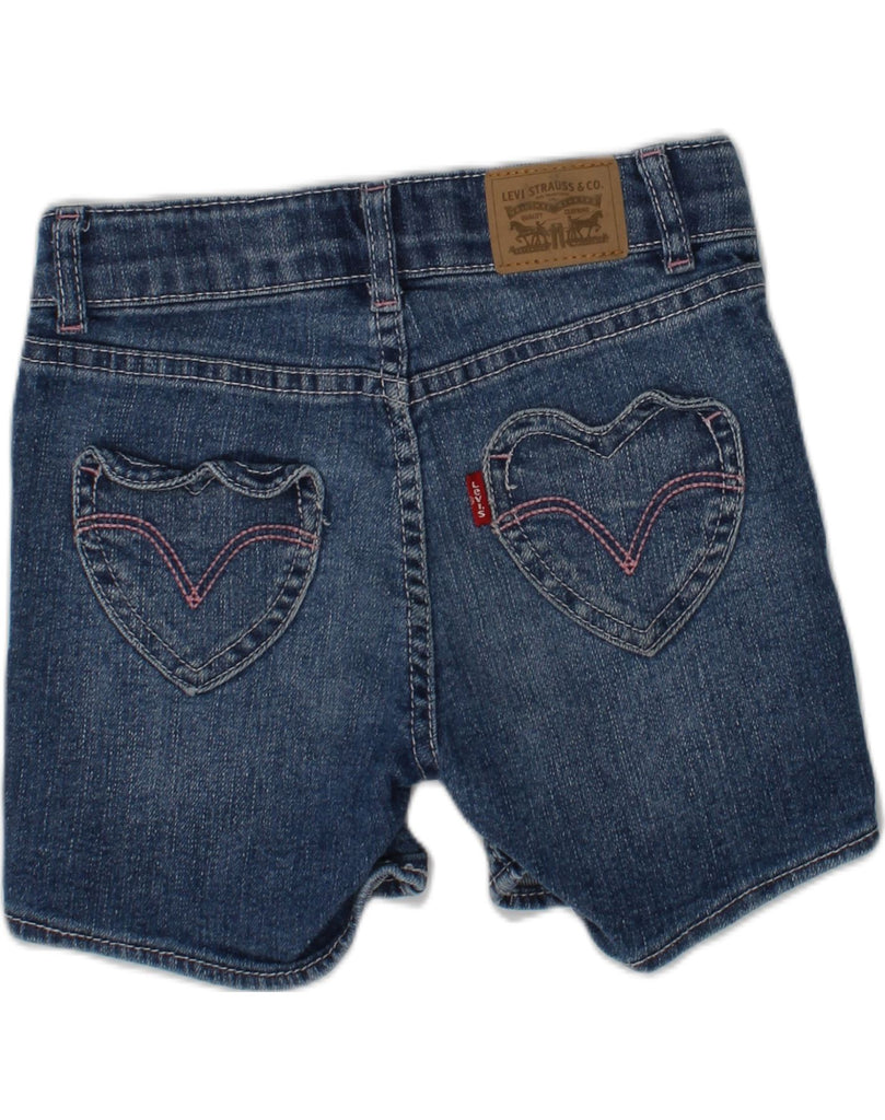 LEVI'S Girls Denim Shorts 5-6 Years W22 Blue Cotton | Vintage Levi's | Thrift | Second-Hand Levi's | Used Clothing | Messina Hembry 