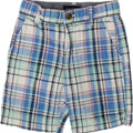 NAUTICA Boys Chino Shorts 3-4 Years W20  Blue Check Cotton Vintage Nautica and Second-Hand Nautica from Messina Hembry 
