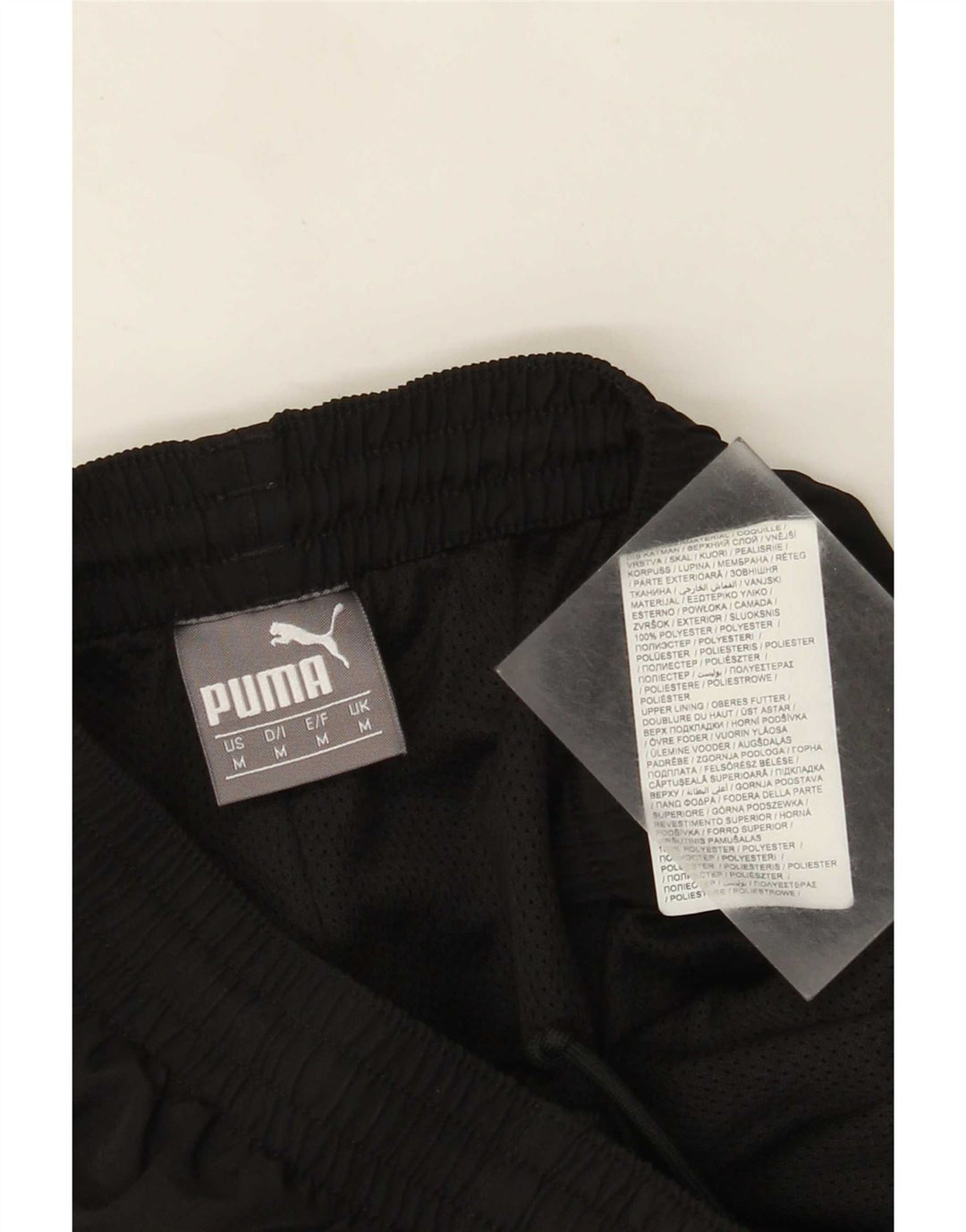 Puma Womens Tracksuit Trousers UK 14 Medium Black Polyester Sports