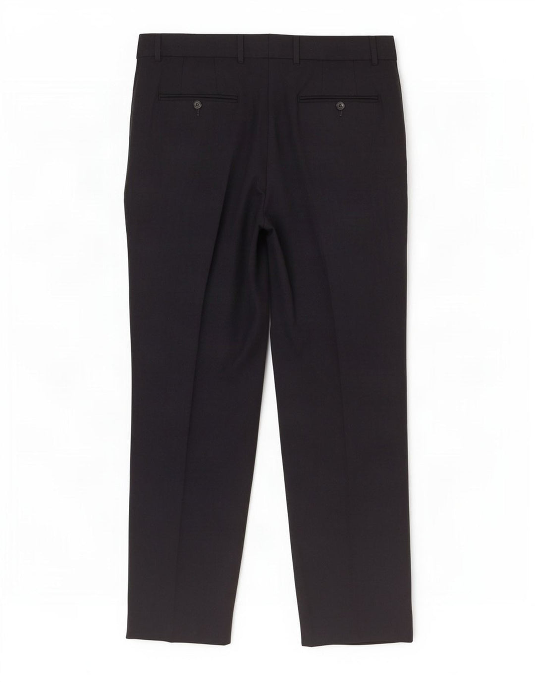 Zara Mens Straight Suit Trousers EU 44 Large W34 L29 Navy Blue Polyester