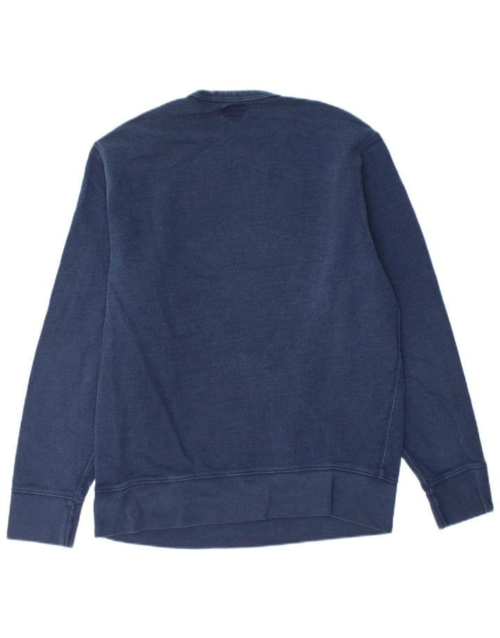 LEVI'S Mens Graphic Sweatshirt Jumper Small Navy Blue Cotton