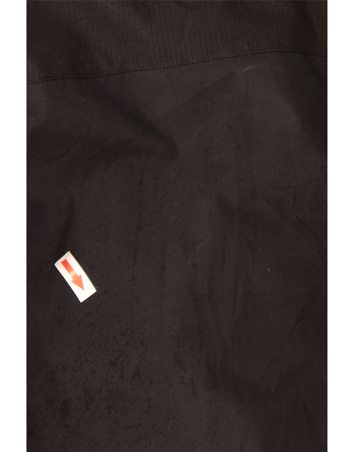 Vintage Mens Hooded Parka Jacket UK 38 Medium Black Nylon