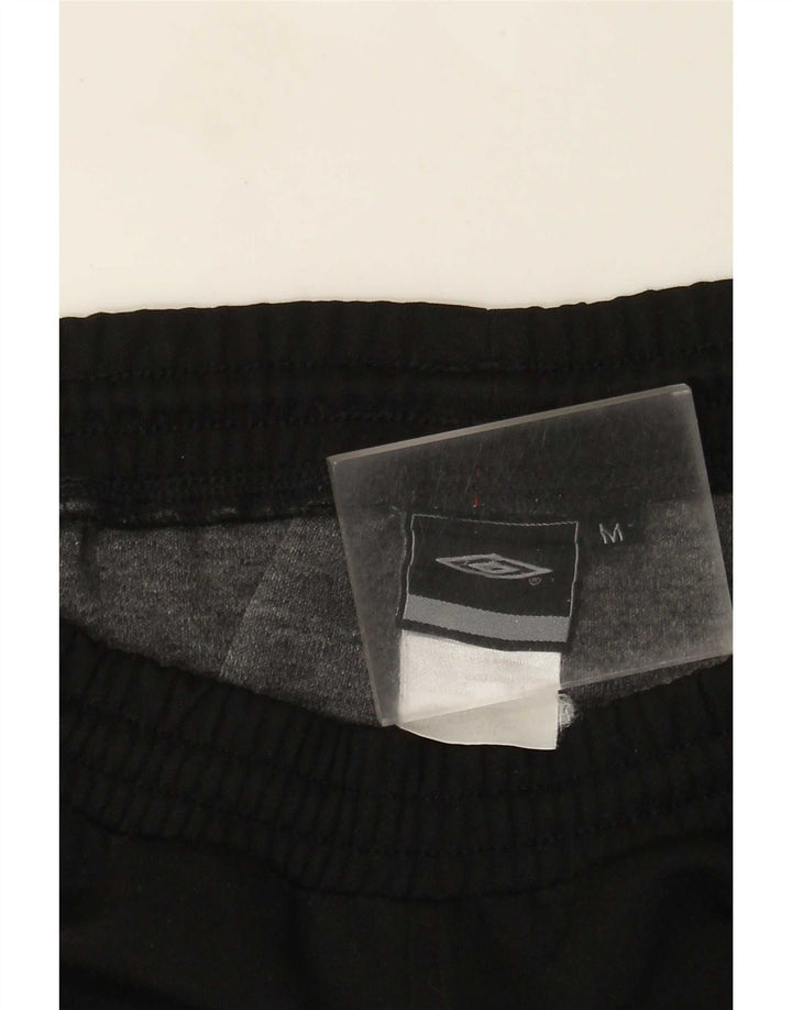 Umbro Mens Tracksuit Trousers Joggers Medium Black Polyester