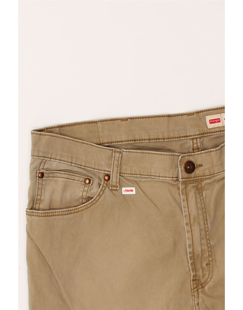 WRANGLER Mens Slim Straight Jeans W38 L30 Beige Cotton Vintage Wrangler and Second-Hand Wrangler from Messina Hembry 