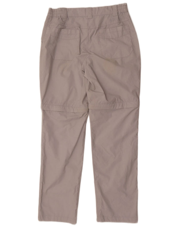Mountain Warehouse Womens Straight Chino Trousers UK 10 Small W30 L31 Grey