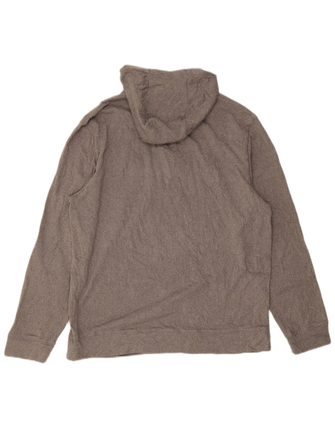 IZOD Mens Salt Water Hoodie Jumper Large Grey Polyester