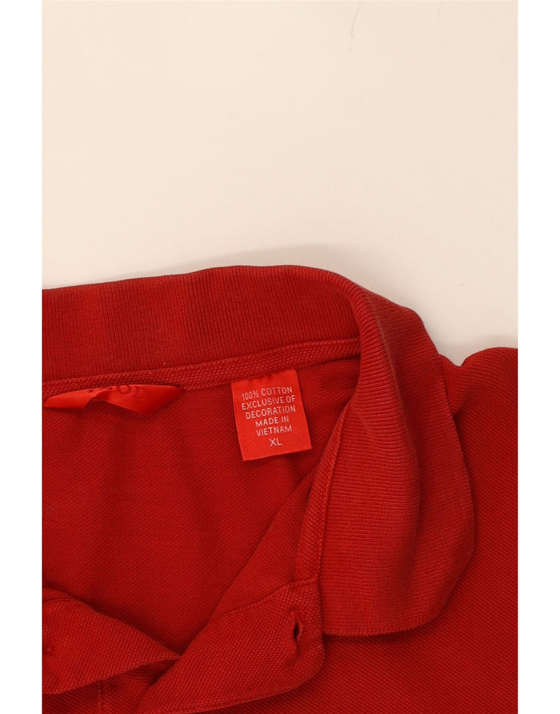 IZOD Mens Polo Shirt XL Red Cotton Vintage Izod and Second-Hand Izod from Messina Hembry 