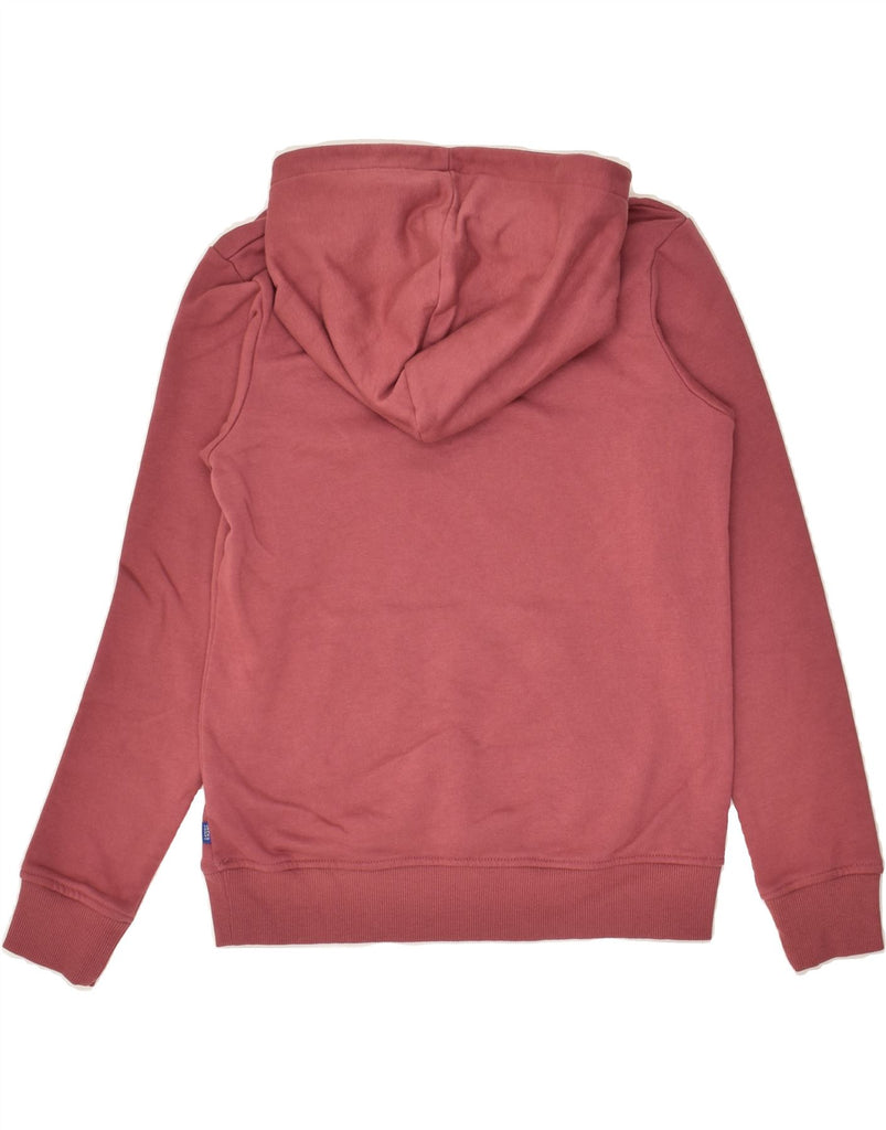 JACK & JONES Boys Graphic Hoodie Jumper 11-12 Years Maroon Cotton | Vintage Jack & Jones | Thrift | Second-Hand Jack & Jones | Used Clothing | Messina Hembry 