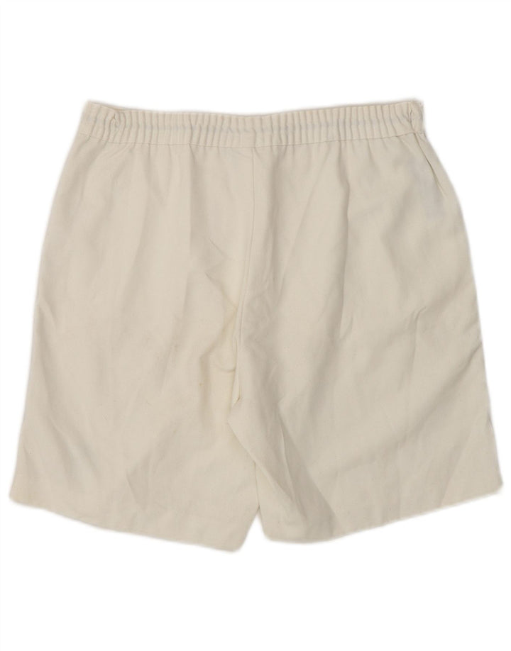 Sergio Tacchini Womens Casual Shorts IT 46 Large W32 White Colourblock