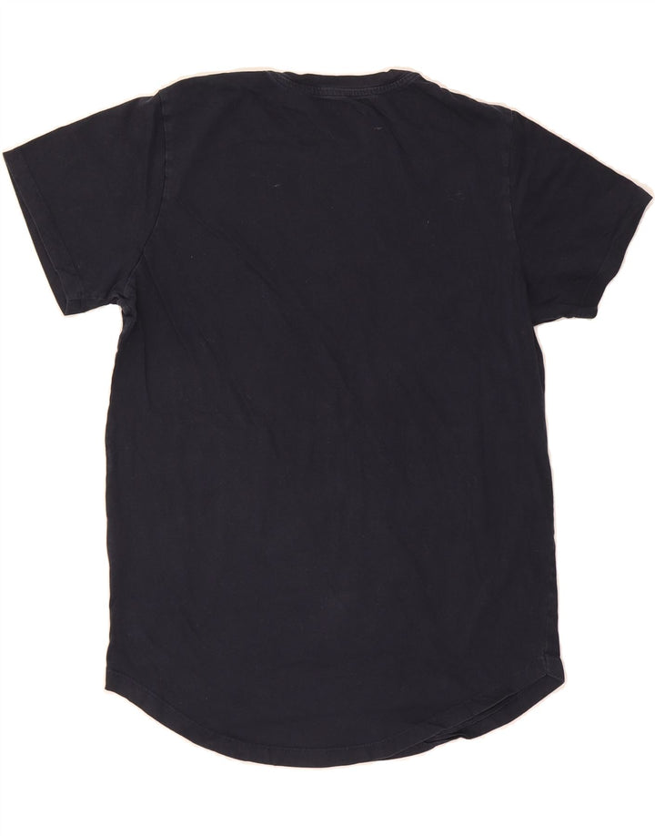 JACK & JONES Mens T-Shirt Top Medium Navy Blue Cotton Vintage Jack & Jones and Second-Hand Jack & Jones from Messina Hembry 