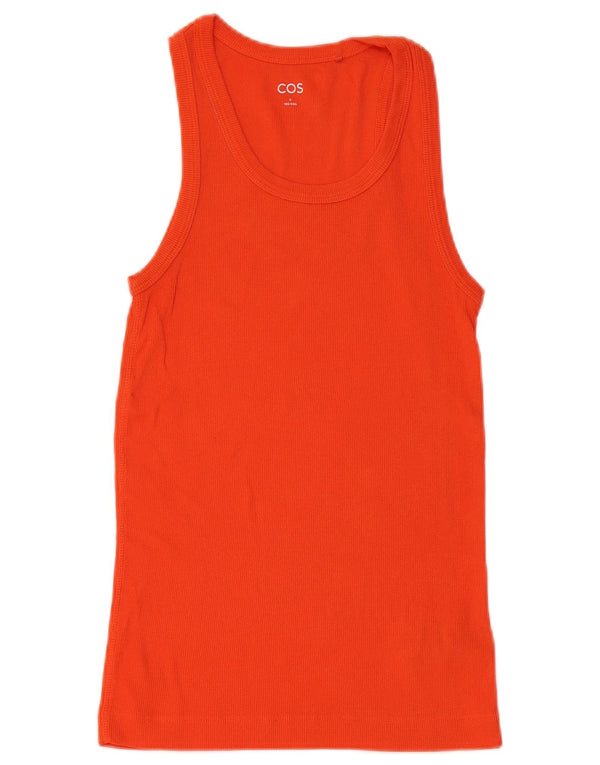 Cos Boys Vest Top 7-8 Years Small Orange Cotton