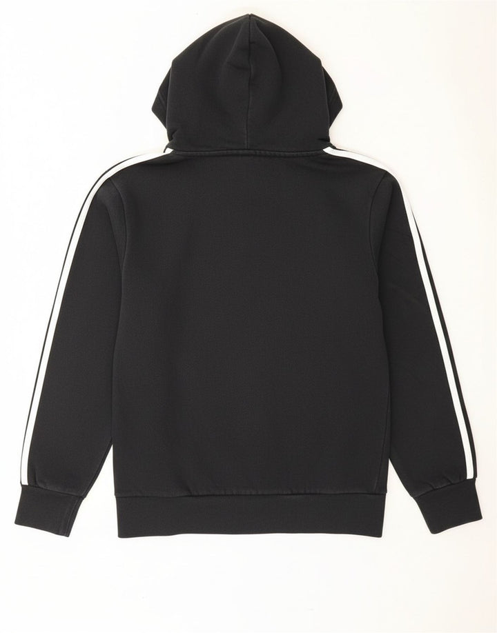 ADIDAS Mens Hoodie Jumper Small Black Cotton
