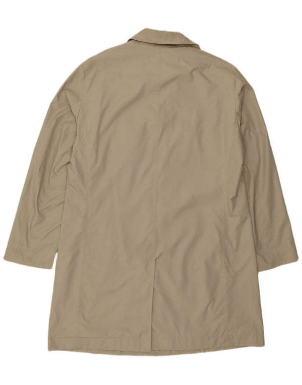 Hugo Boss Mens Trench Coat EU 52 XL Beige Polyamide