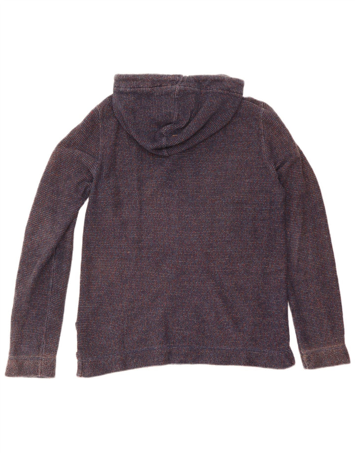 Fat Face Mens Zip Hoodie Sweater Small Navy Blue Cotton