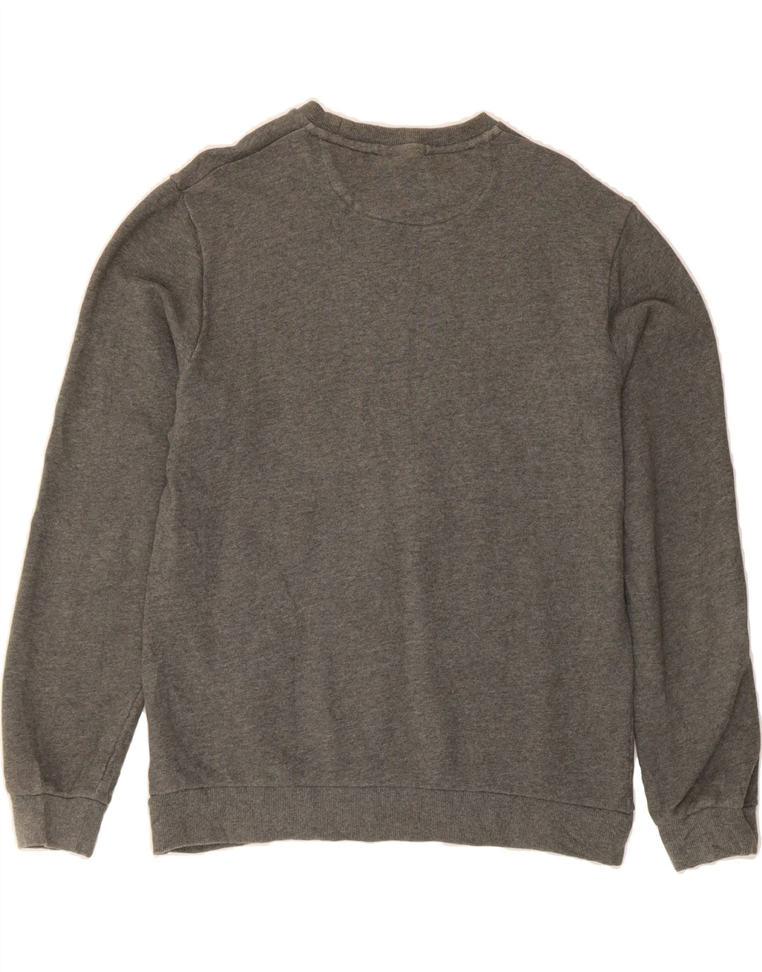 DKNY Womens Graphic Sweatshirt Jumper UK 16 Large Grey Cotton Vintage Dkny and Second-Hand Dkny from Messina Hembry 