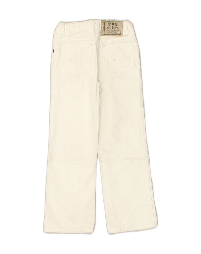 POLO RALPH LAUREN Boys Straight Jeans 4-5 Years W20 L19 White Cotton | Vintage Polo Ralph Lauren | Thrift | Second-Hand Polo Ralph Lauren | Used Clothing | Messina Hembry 