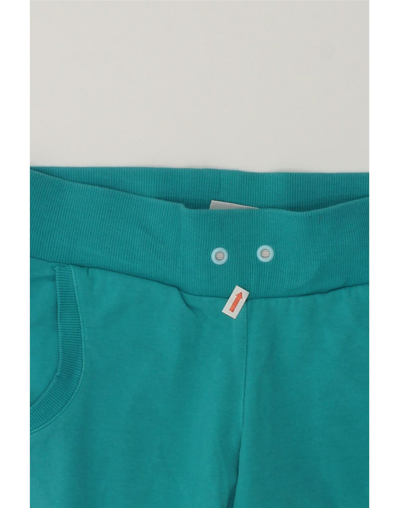 ADIDAS Girls Tracksuit Trousers Joggers 7-8 Years Turquoise Cotton | Vintage Adidas | Thrift | Second-Hand Adidas | Used Clothing | Messina Hembry 