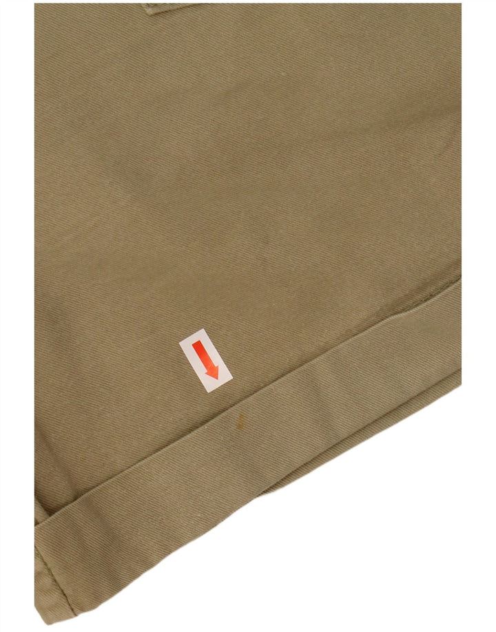 Vintage Womens High Waist Chino Shorts W28 Medium Khaki
