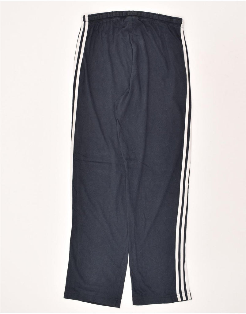 ADIDAS Mens Tracksuit Trousers UK 38/40 Medium Navy Blue Cotton | Vintage Adidas | Thrift | Second-Hand Adidas | Used Clothing | Messina Hembry 