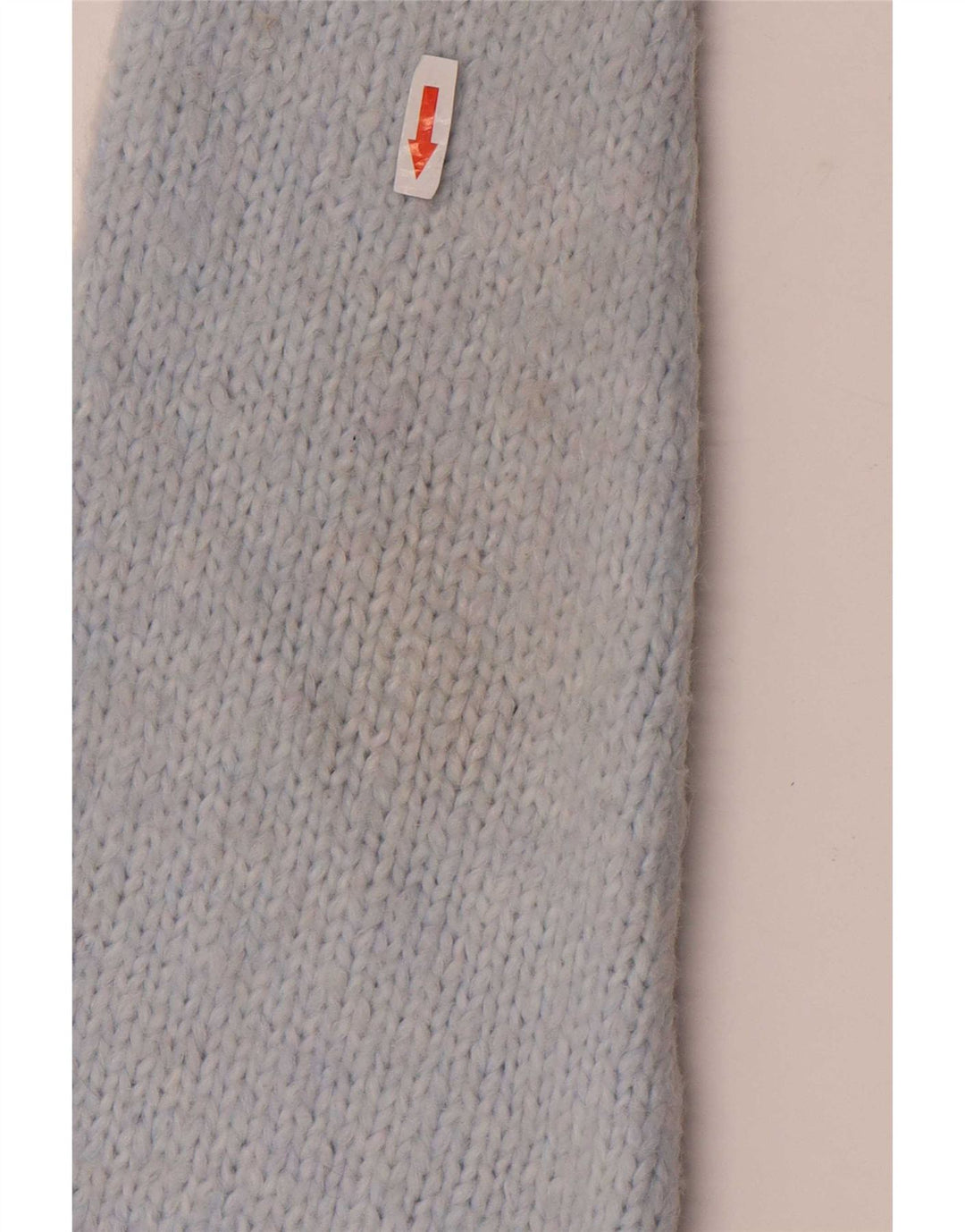 Zara Womens Oversized Crew Neck Jumper Sweater UK 14 Medium Blue Acrylic