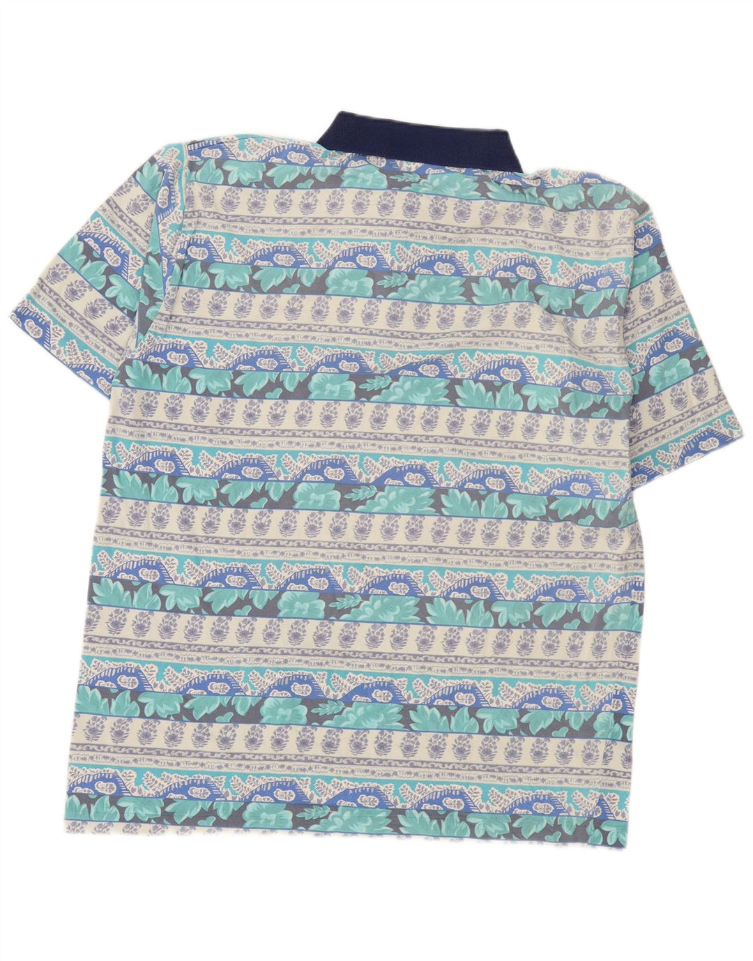 Fila Mens Polo Shirt IT 56 XL Multicoloured Floral