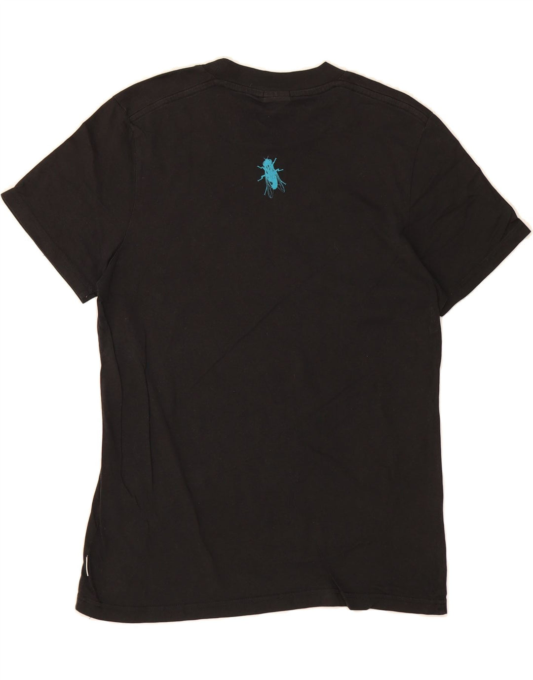 JACK & JONES Mens Graphic T-Shirt Top Large Black Cotton Vintage Jack & Jones and Second-Hand Jack & Jones from Messina Hembry 