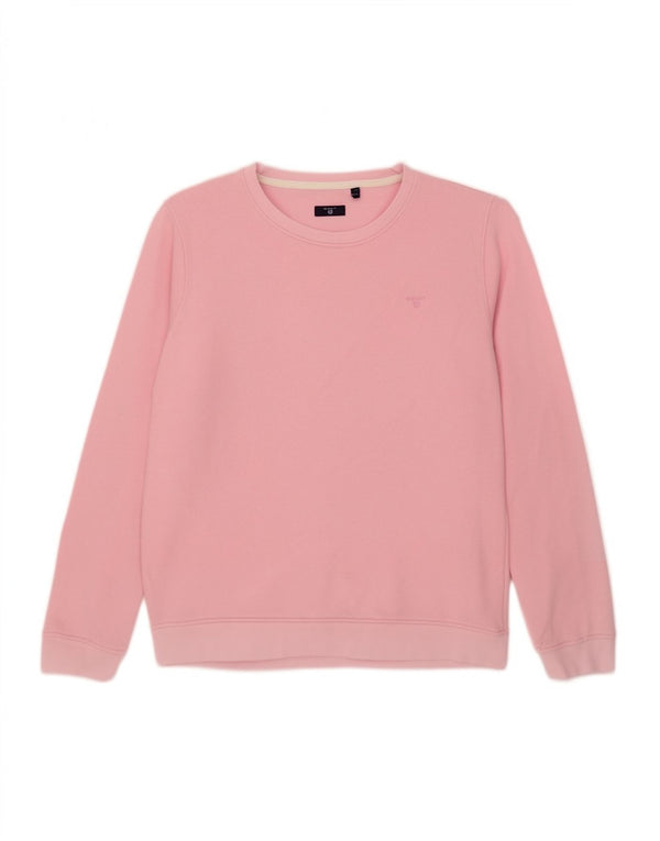 Gant Womens Sweatshirt Jumper UK 18 XL Pink Cotton